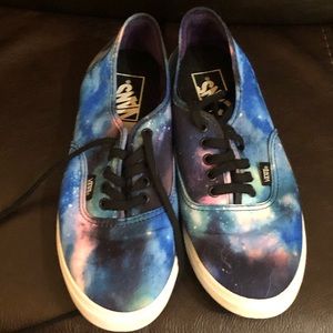 Women’s Galaxy Vans Size 8
